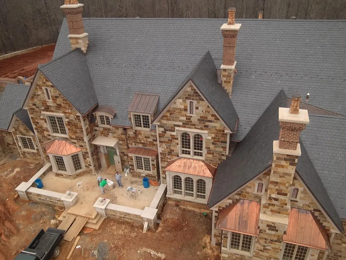 Craftsman Roofing Slate Roof Repair project in La Habra Heights
